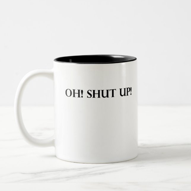 CANECA DE CAFÉ EM DOIS TONS CALA-TE! (Esquerda)