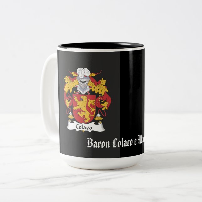 Caneca De Café Em Dois Tons "Calaco" (Frente Esquerda)