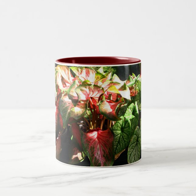 CANECA DE CAFÉ EM DOIS TONS CALADIUM (Centro)