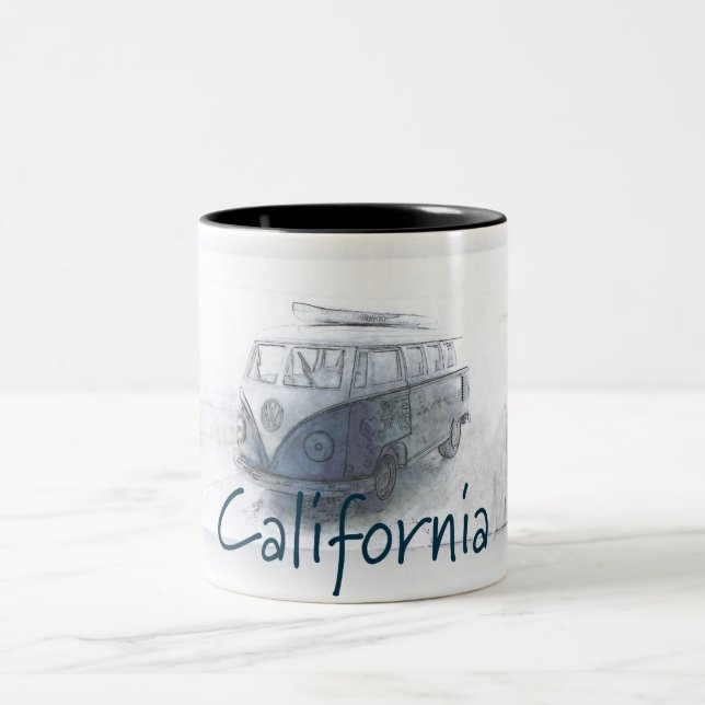 Caneca De Café Em Dois Tons Califórnia (Centro)
