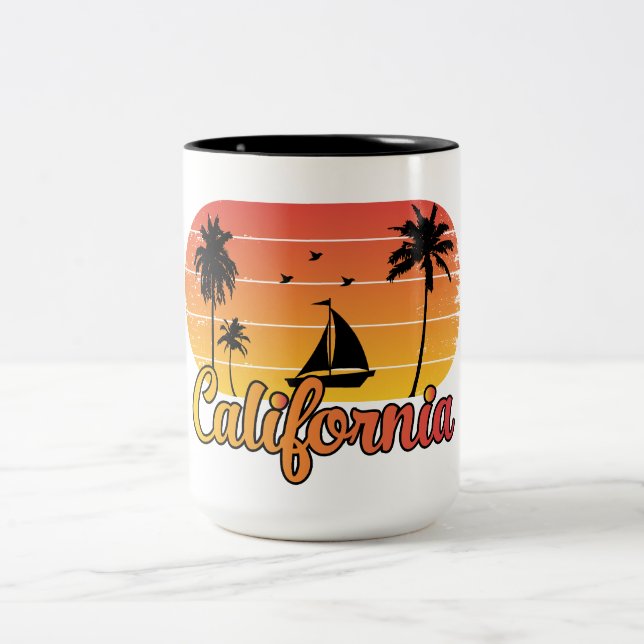 Caneca De Café Em Dois Tons Califórnia (Centro)