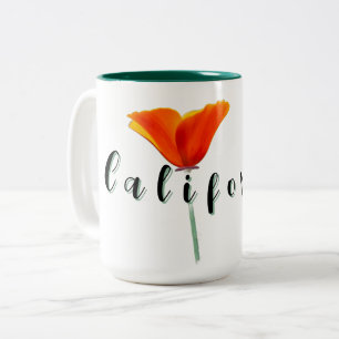 Caneca De Café Em Dois Tons California Poppy