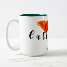 Caneca De Café Em Dois Tons California Poppy
