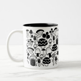 Caneca De Café Em Dois Tons Cama branca-esmalte