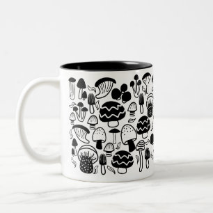 Caneca De Café Em Dois Tons Cama branca-esmalte