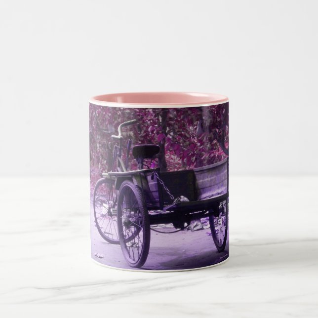 Caneca De Café Em Dois Tons Cama de Bicicleta Antiga (Centro)