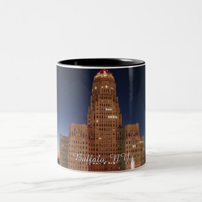 Caneca De Café Em Dois Tons Câmara Municipal à Noite (Centro)