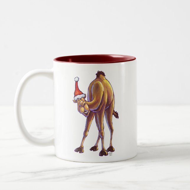 Caneca De Café Em Dois Tons Camel Christmas (Esquerda)