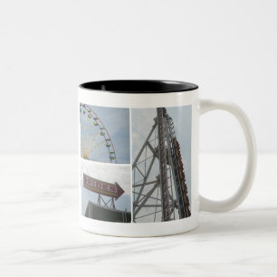 Caneca De Café Em Dois Tons Caminho de Borda Oceano