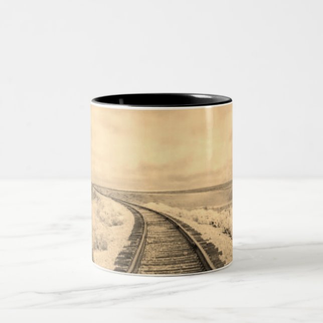 Caneca De Café Em Dois Tons Caminho de ferro (Centro)