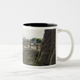 Caneca De Café Em Dois Tons Caminho e pequena ponte, Montanha Amarela, 2