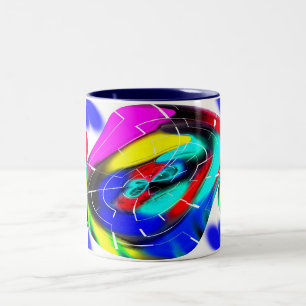 Caneca De Café Em Dois Tons Caminhos no Universo