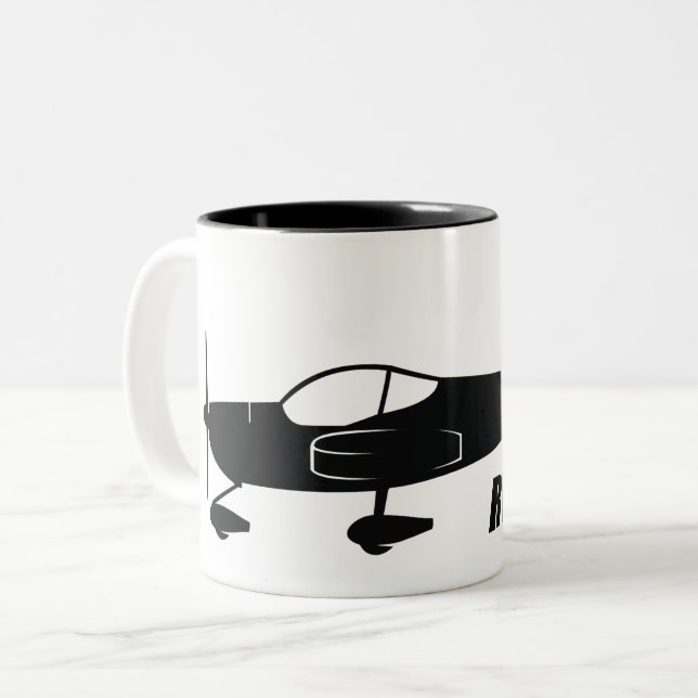 Caneca De Café Em Dois Tons Camionetes RV-12 (Frente Esquerda)