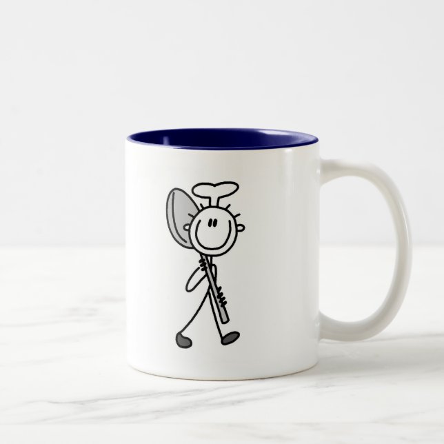 Caneca De Café Em Dois Tons Camisas e Presentes de Chef com Colher (Direita)