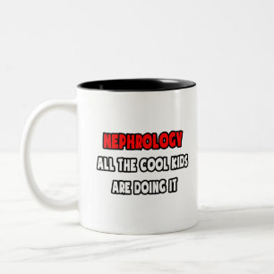 Caneca De Café Em Dois Tons Camisas Nefrologistas Engraçadas e Presentes