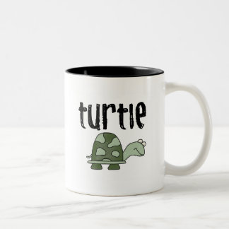 Caneca De Café Em Dois Tons Camiseta e presentes da tartaruga