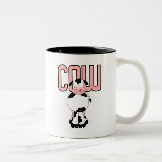 Caneca De Café Em Dois Tons Camiseta e presentes da vaca