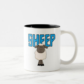 Caneca De Café Em Dois Tons Camiseta e presentes dos carneiros