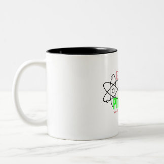Caneca De Café Em Dois Tons Camiseta Humorous Science Nuclear Plutônio Engraça