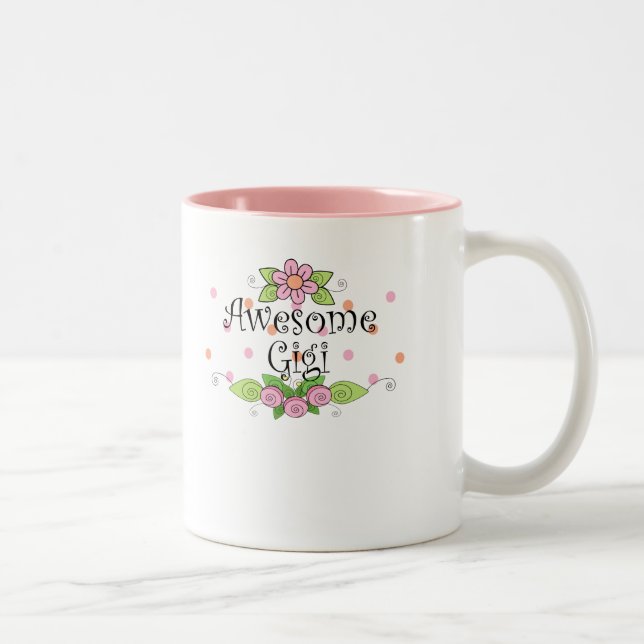 Caneca De Café Em Dois Tons Camiseta Incrível Gigi (Direita)