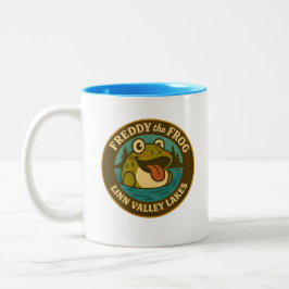 Caneca De Café Em Dois Tons Camiseta Linn Valley Lakes