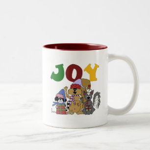 Caneca De Café Em Dois Tons Camisetas de Joy Critter e presentes