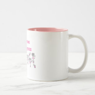 Caneca De Café Em Dois Tons Camisetas e Presentes de Bailarina em Treinamento