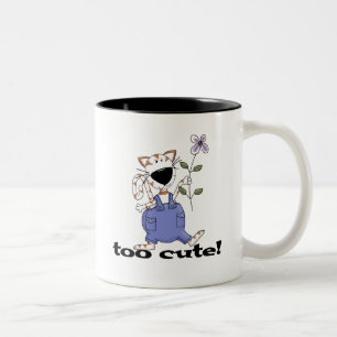 Caneca De Café Em Dois Tons Camisetas e presentes para gatos de gatos fofinhos