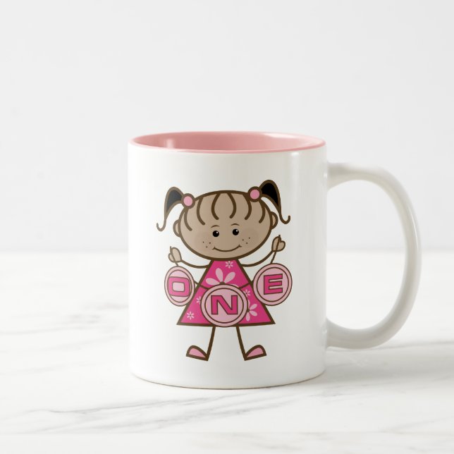 Caneca De Café Em Dois Tons Camisetas e presentes para primeiros aniversarios  (Direita)