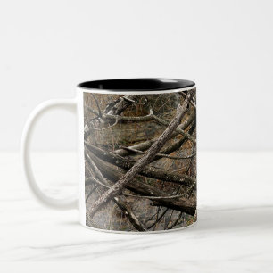 Caneca De Café Em Dois Tons Camo real personalizado/camuflagem (customizável)