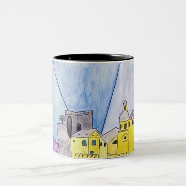 Caneca De Café Em Dois Tons Camogli Fish Mug (Centro)