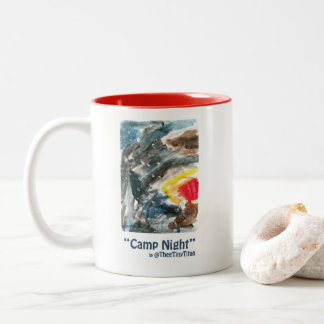 Caneca De Café Em Dois Tons "Camp Night" Mug