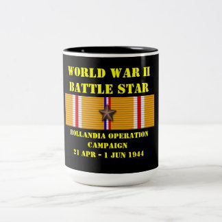 Caneca De Café Em Dois Tons Campanha de Operação Hollandia