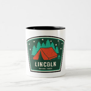 Caneca De Café Em Dois Tons Campanha Florestal Nacional Lincoln