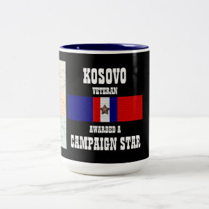 CANECA DE CAFÉ EM DOIS TONS CAMPANHA STAR KOSOVO VETERAN