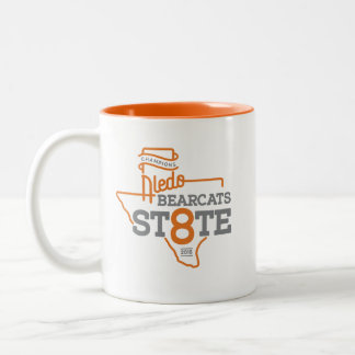 Caneca De Café Em Dois Tons Campeão "St8te" - 11oz do estado do Bearcat 2018