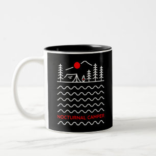 Caneca De Café Em Dois Tons Camper Nocturno 2