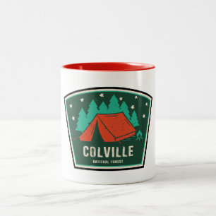 Caneca De Café Em Dois Tons Camping nacional de Colville