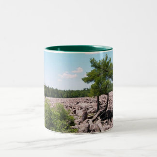 Caneca De Café Em Dois Tons Campo de Boulder