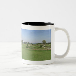 Caneca De Café Em Dois Tons Campo de golfe de RiverWinds
