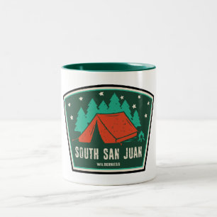 Caneca De Café Em Dois Tons Campo do Colorado San Juan Wilderness