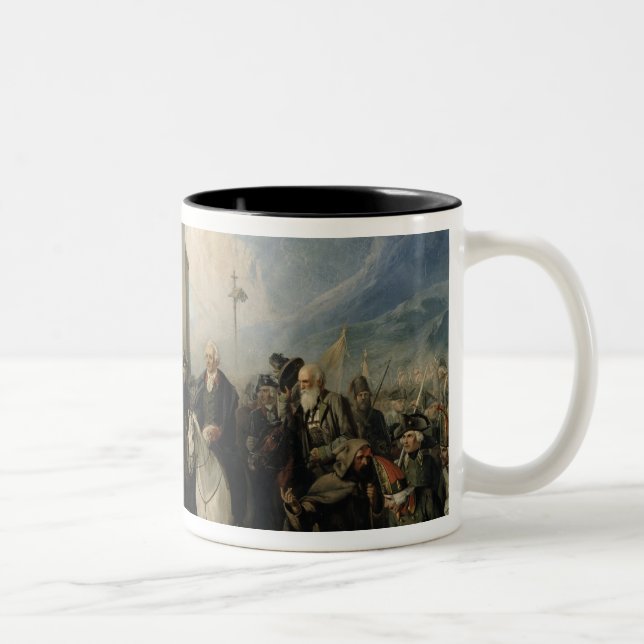 Caneca De Café Em Dois Tons Campo-marechal Alexander Suvorov (Direita)