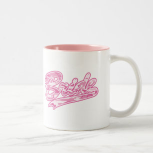 Caneca De Café Em Dois Tons Camuflagem Cor-de-Rosa Noiva