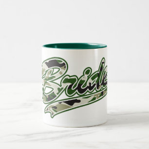 Caneca De Café Em Dois Tons Camuflagem Verde Brito/Militar