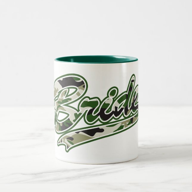 Caneca De Café Em Dois Tons Camuflagem Verde Brito/Militar (Centro)