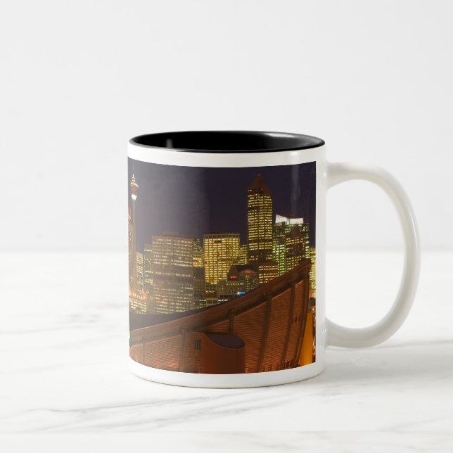 Caneca De Café Em Dois Tons Canadá, Alberta, Calgary: Paisagem Urbana de (Direita)