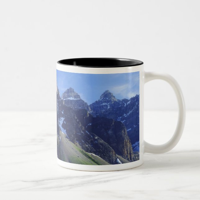 Caneca De Café Em Dois Tons Canadá, Alberta, Parque Nacional Banff, Morena (Direita)
