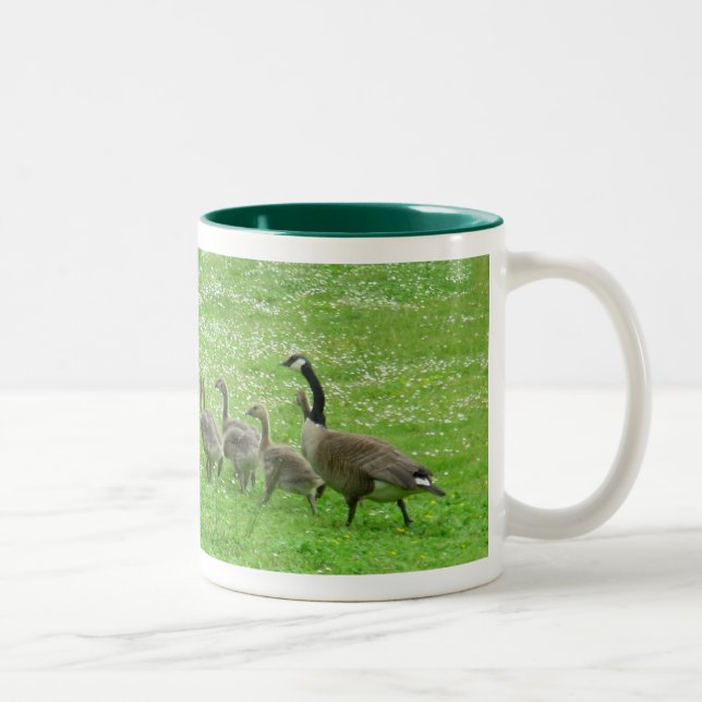 Caneca De Café Em Dois Tons Canadá Gansos Café Copos Mugs Glaus Gansos (Direita)