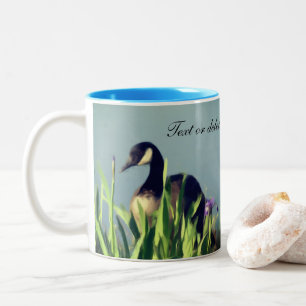 Caneca De Café Em Dois Tons Canadá Goose Nature Art Personalizado
