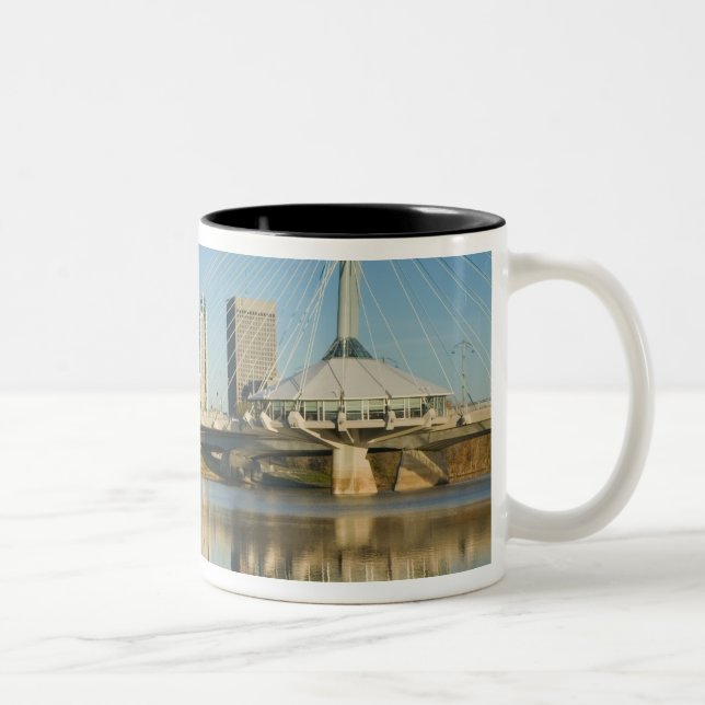 Caneca De Café Em Dois Tons CANADÁ, Manitoba, Winnipeg: Riel Esplanade 2 (Direita)